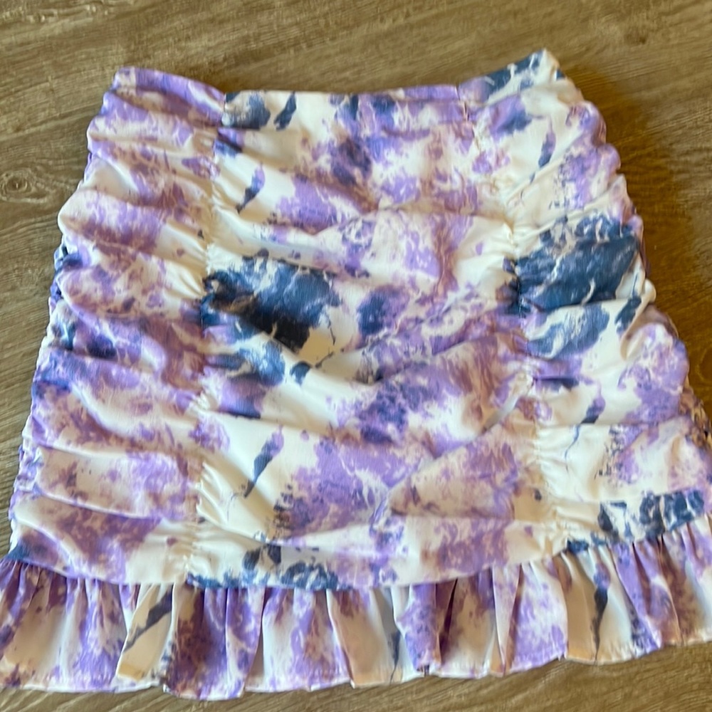 Purple miniskirt